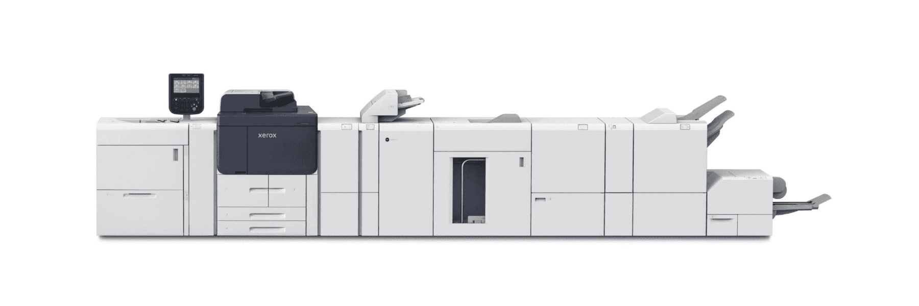The Xerox PrimeLink B9110 with upgrades and accessories
