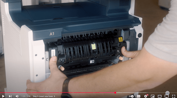 How to Replace the Fuser on a Xerox VersaLink C625_Step 5_2_Insert New Fuser