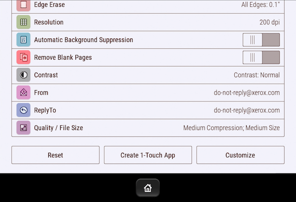 xConnectKey UI App Customize Button