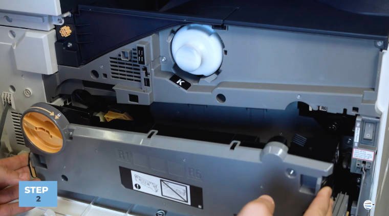 How to Replace Drum on Xerox AltaLink B8200_Step 2