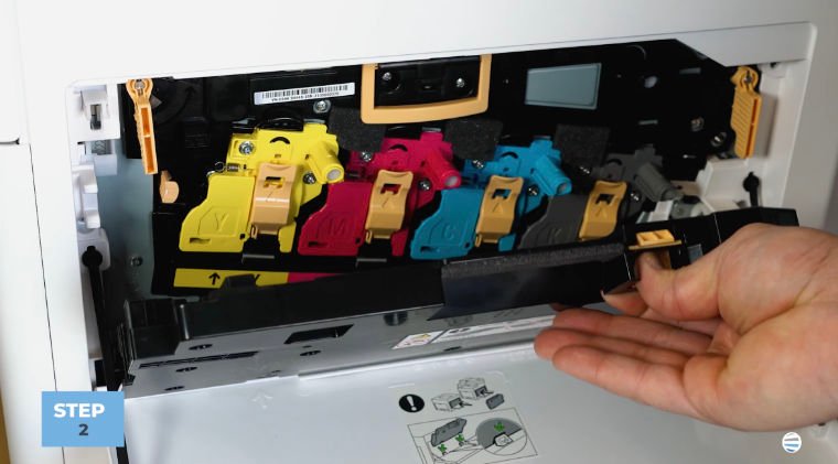 How to Replace Drum on Xerox VersaLink C500 or C505_Step 2