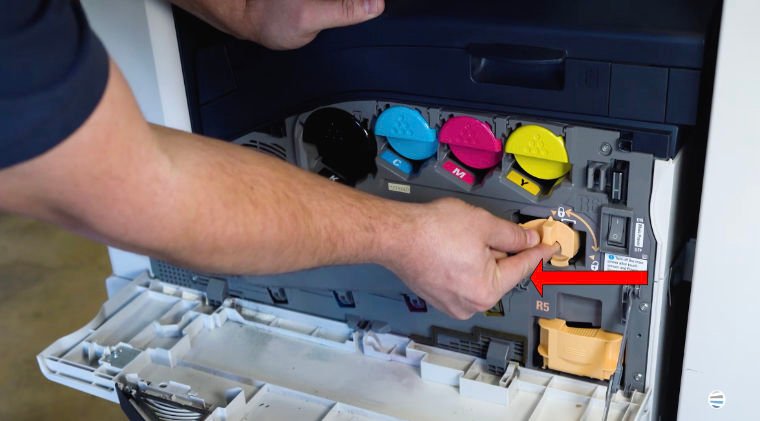 How to Replace Transfer Belt Cleaner on Xerox AltaLink C8000 or B8000 Series_Step 10
