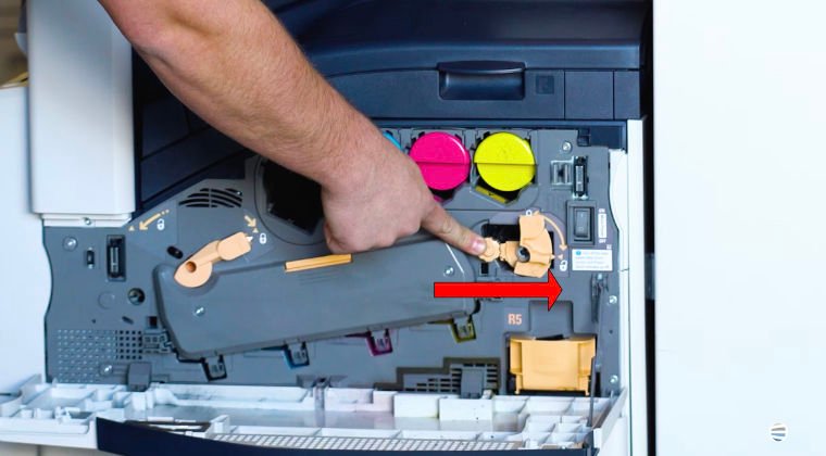 How to Replace Transfer Belt Cleaner on Xerox AltaLink C8000 or B8000 Series_Step 2