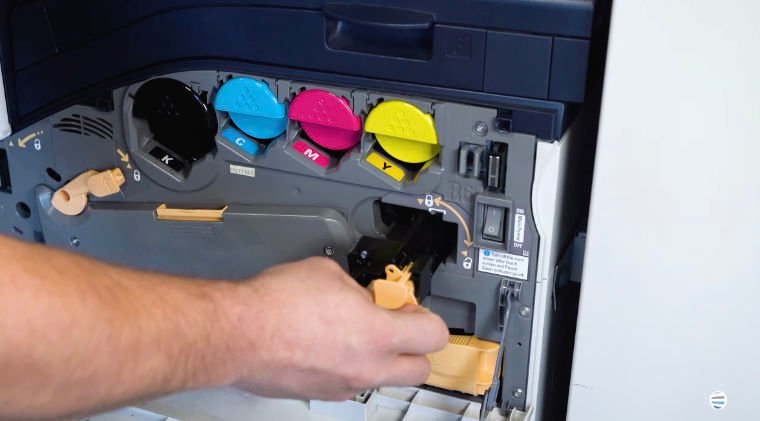 How to Replace Transfer Belt Cleaner on Xerox AltaLink C8000 or B8000 Series_Step 4