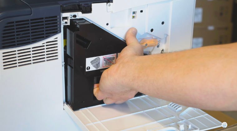 How to Replace Waste Toner Container on Xerox VersaLink C400_C405_Step 3