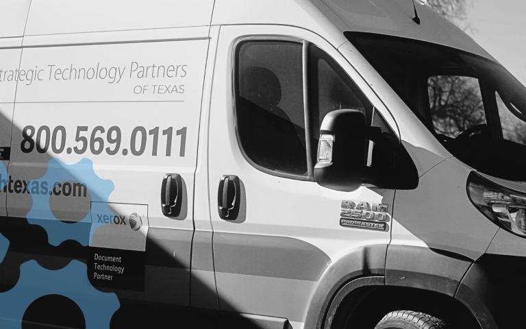 Strategic Technology Partners of Texas company service van