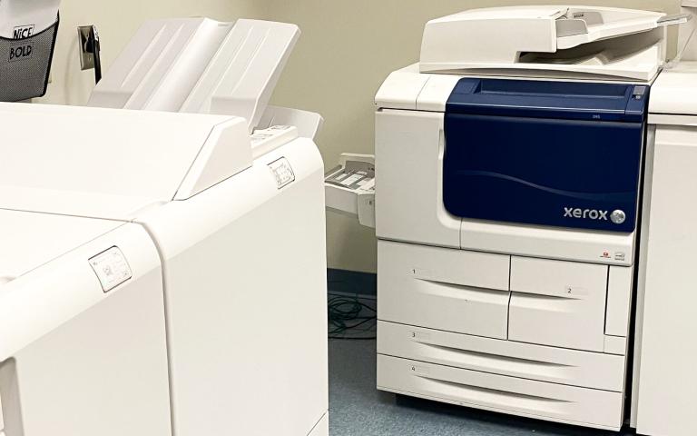 Two Xerox copiers