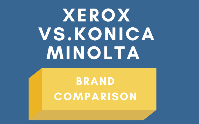 Xerox vs. Konica Minolta, Brand Comparison