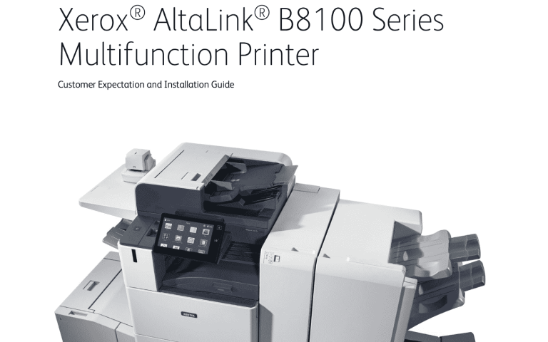 AltaLink B8100 Series CEIG