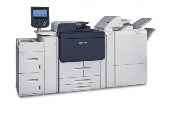 The Xerox PrimeLink B9125 with upgrades and accessories 