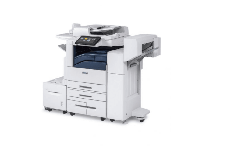 The Xerox AltaLink B8145 with some accessories added 