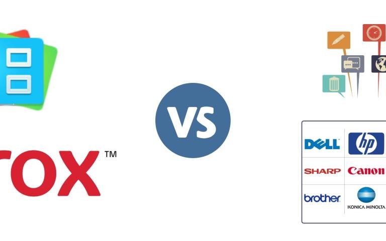 Xerox App Gallery vs Competing printer app platforms