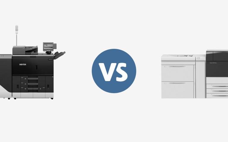 Xerox IJP900 vs. Xerox Versant 4100