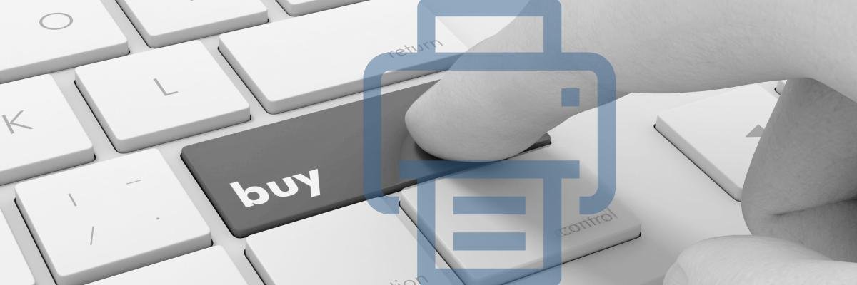 Person buying online