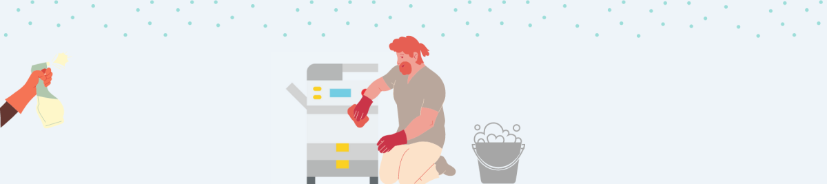 How to safely clean your copier or printer