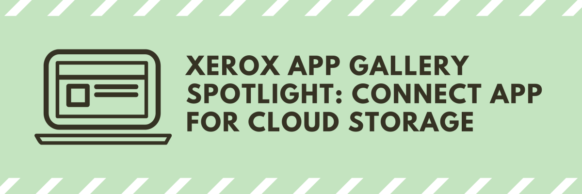 xerox app gallery: connect app for cloud storage