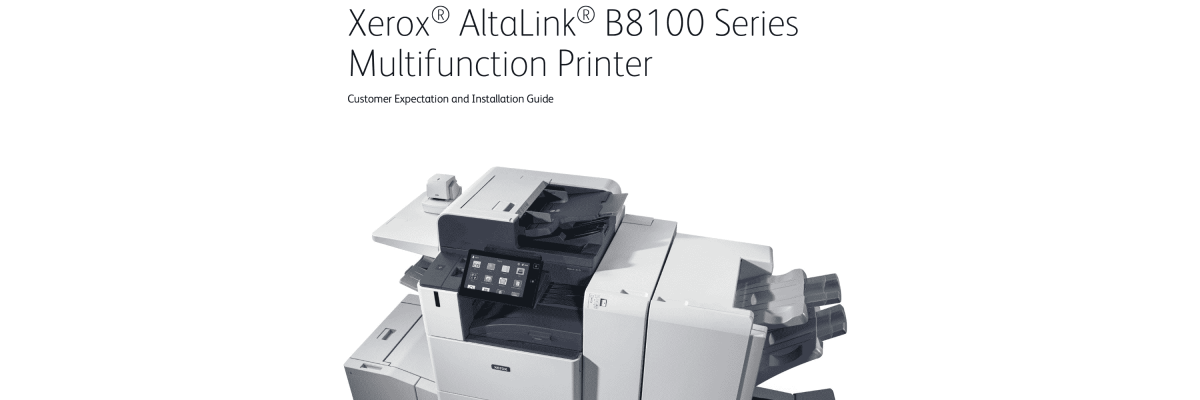 AltaLink B8100 Series CEIG