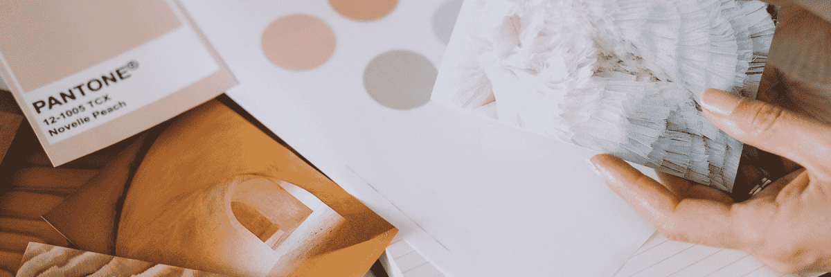 Pictures of multiple Pantone color prints