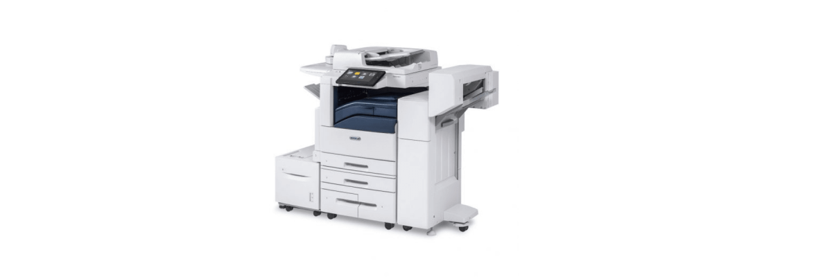 The Xerox AltaLink B8145 with some accessories added 