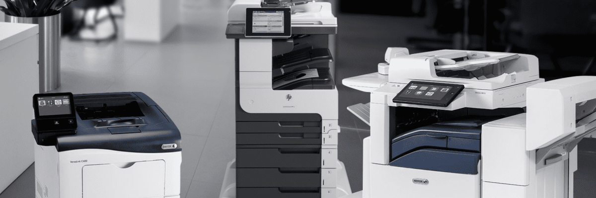 Three MFPs from Xerox and HP