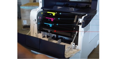 Front of Machine